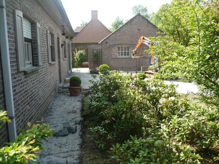 Voor de werken